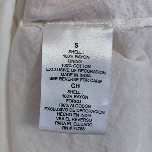 PATRONS OF PEACE Dress,Boho Lace Cut Out Size S - Picture 4 of 6